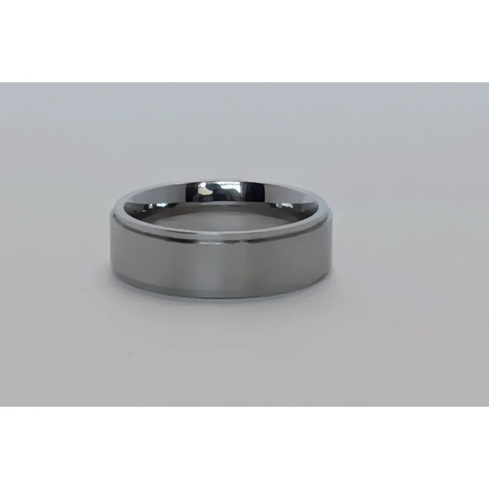6 mm Stainless Steel Comfort Fit Spinner Band Ring Size 6
